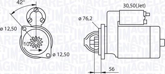 Magneti Marelli 063521250420 - Стартер vvparts.bg