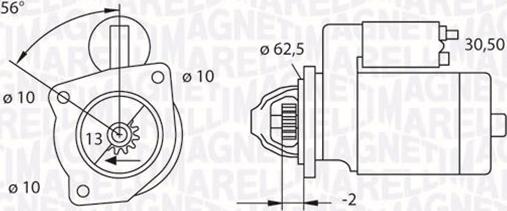 Magneti Marelli 063523624010 - Стартер vvparts.bg