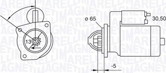 Magneti Marelli 063523623010 - Стартер vvparts.bg