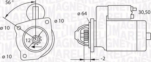 Magneti Marelli 063523622010 - Стартер vvparts.bg