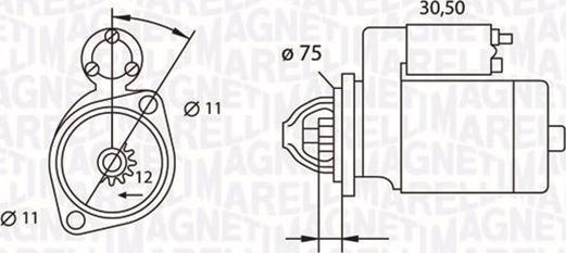 Magneti Marelli 063523627010 - Стартер vvparts.bg