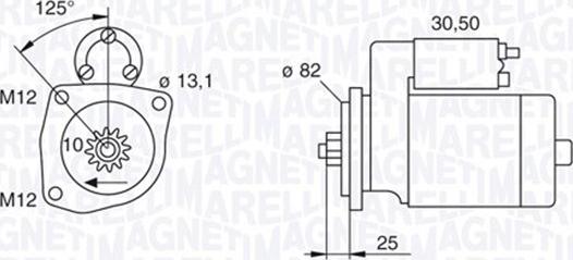 Magneti Marelli 063522609010 - Стартер vvparts.bg