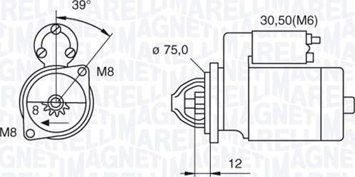 Magneti Marelli 063522607010 - Стартер vvparts.bg