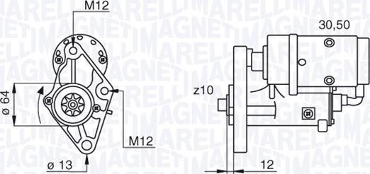 Magneti Marelli 063522616010 - Стартер vvparts.bg