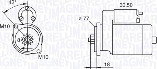 Magneti Marelli 063522626010 - Стартер vvparts.bg