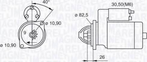 Magneti Marelli 063522230160 - Стартер vvparts.bg