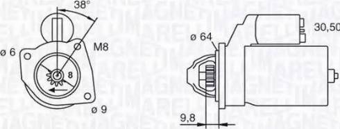 Magneti Marelli 063101018010 - Стартер vvparts.bg