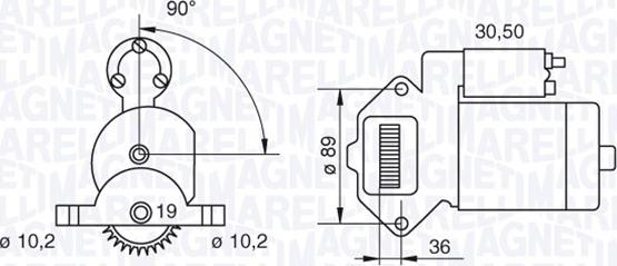 Magneti Marelli 063187051010 - Стартер vvparts.bg