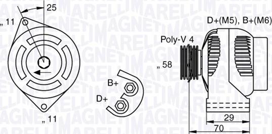 Magneti Marelli 063341896010 - Генератор vvparts.bg