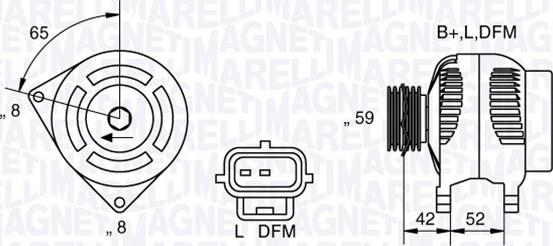 Magneti Marelli 063341758010 - Генератор vvparts.bg