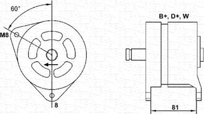 Magneti Marelli 063324233010 - Генератор vvparts.bg