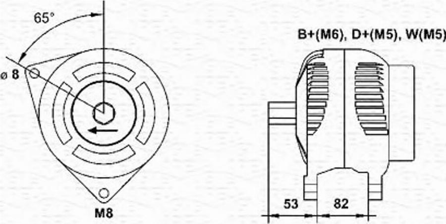 Magneti Marelli 063377464010 - Генератор vvparts.bg