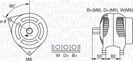 Magneti Marelli 063377465010 - Генератор vvparts.bg