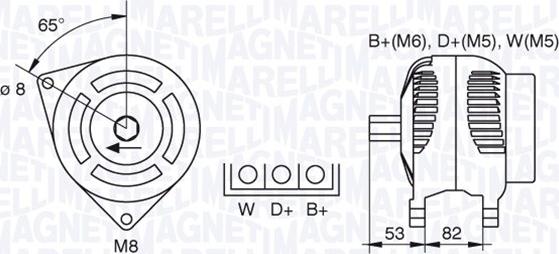 Magneti Marelli 063377466010 - Генератор vvparts.bg