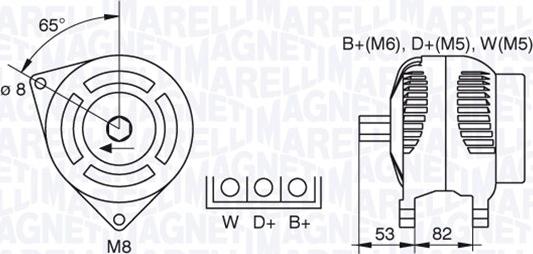 Magneti Marelli 063377463010 - Генератор vvparts.bg