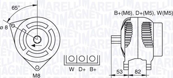 Magneti Marelli 063377462010 - Генератор vvparts.bg