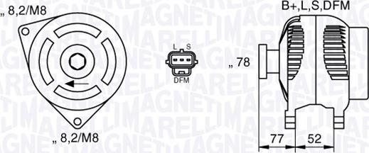 Magneti Marelli 063377418010 - Генератор vvparts.bg