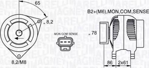 Magneti Marelli 063377412010 - Генератор vvparts.bg