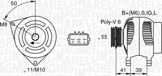 Magneti Marelli 063377431010 - Генератор vvparts.bg