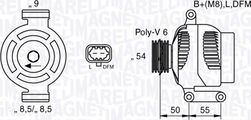 Magneti Marelli 063377424010 - Генератор vvparts.bg