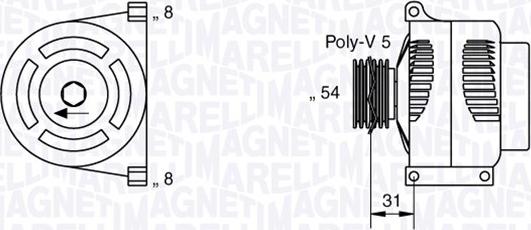 Magneti Marelli 063377426010 - Генератор vvparts.bg