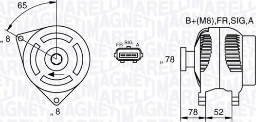 Magneti Marelli 063377421010 - Генератор vvparts.bg