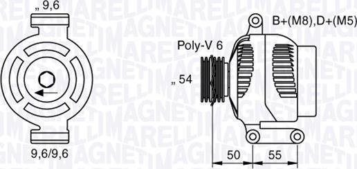 Magneti Marelli 063377024010 - Генератор vvparts.bg