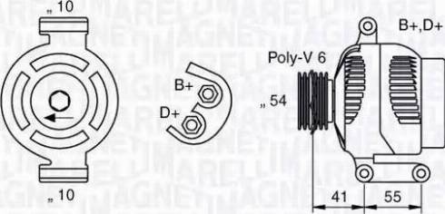 Magneti Marelli 063377025010 - Генератор vvparts.bg