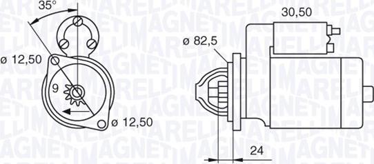 Magneti Marelli 063296843010 - Стартер vvparts.bg