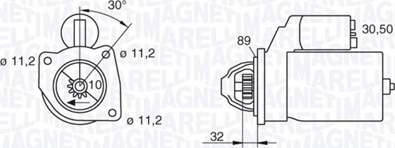 Magneti Marelli 063207145010 - Стартер vvparts.bg