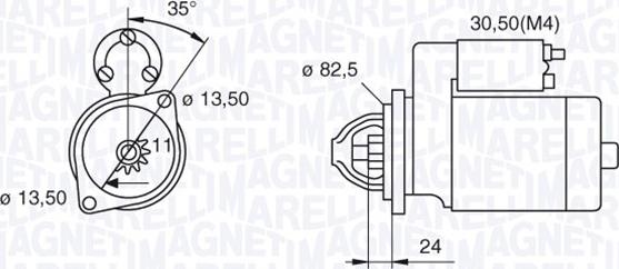 Magneti Marelli 063216884010 - Стартер vvparts.bg