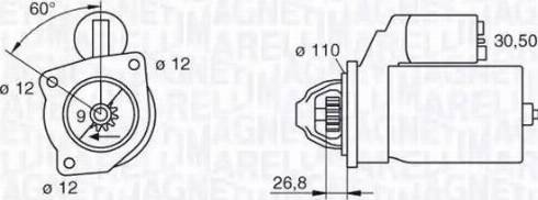 Magneti Marelli 063216831010 - Стартер vvparts.bg