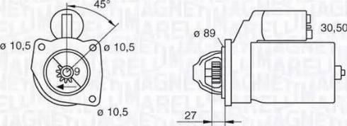 Magneti Marelli 063216733010 - Стартер vvparts.bg