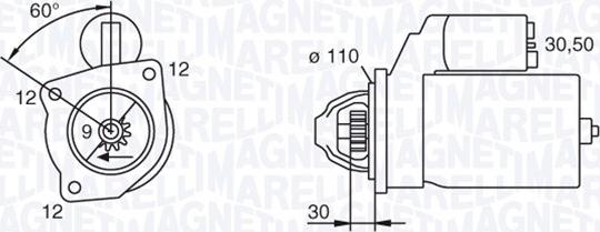 Magneti Marelli 063217126010 - Стартер vvparts.bg