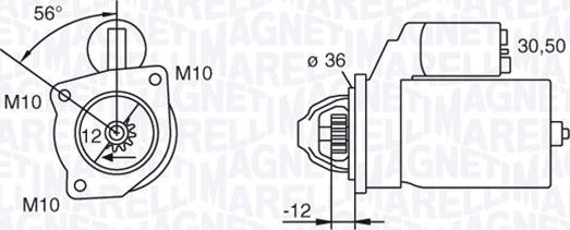 Magneti Marelli 063280090010 - Стартер vvparts.bg