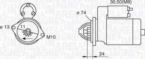 Magneti Marelli 063280059010 - Стартер vvparts.bg