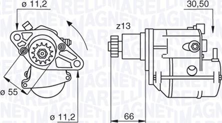 Magneti Marelli 063280053010 - Стартер vvparts.bg