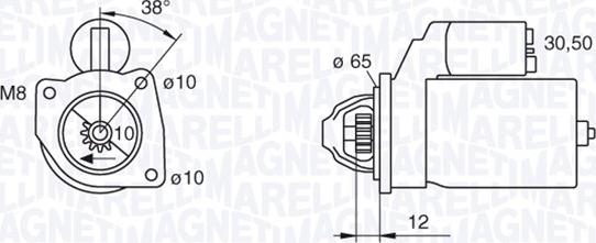 Magneti Marelli 063280060010 - Стартер vvparts.bg