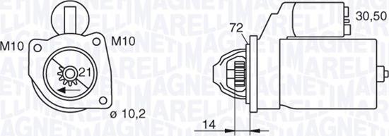 Magneti Marelli 063280006010 - Стартер vvparts.bg