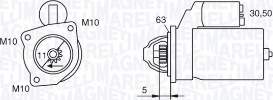 Magneti Marelli 063721377010 - Стартер vvparts.bg