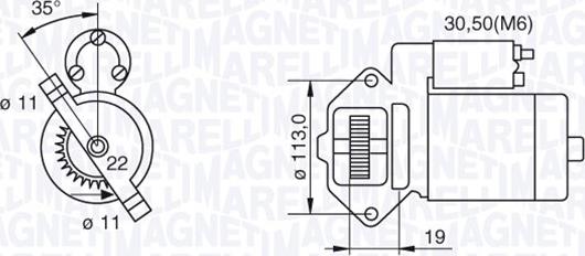 Magneti Marelli 063280031010 - Стартер vvparts.bg