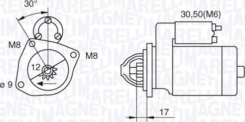 Magneti Marelli 063280021010 - Стартер vvparts.bg