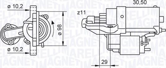 Magneti Marelli 063280028010 - Стартер vvparts.bg