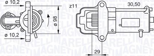 Magneti Marelli 063280023010 - Стартер vvparts.bg