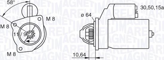 Magneti Marelli 063223101010 - Стартер vvparts.bg