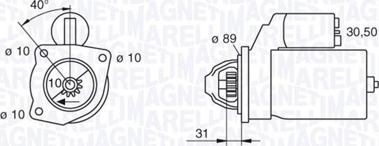 Magneti Marelli 063227599010 - Стартер vvparts.bg