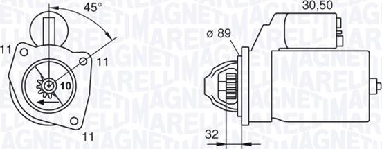 Magneti Marelli 063227592010 - Стартер vvparts.bg