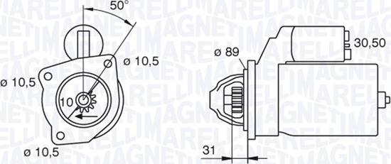 Magneti Marelli 063227602010 - Стартер vvparts.bg