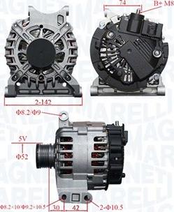 Magneti Marelli 063739065010 - Генератор vvparts.bg