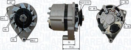 Magneti Marelli 063739066010 - Генератор vvparts.bg